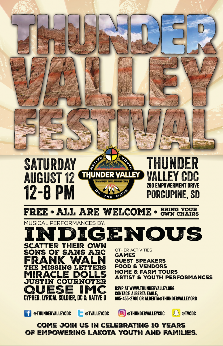 Thunder Valley Festival Porcupine