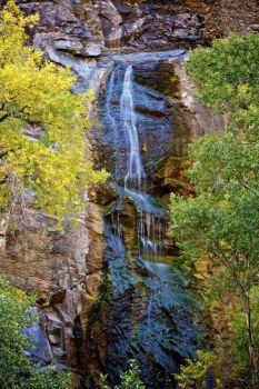Bridal Veil Falls in Spearfish Canyon is a well-known spot to tourists.