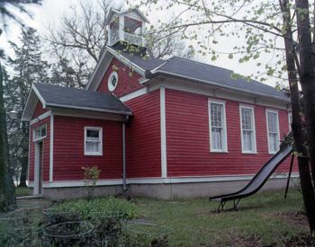 A country school from Union County and its original slide, a favorite of visiting children, were added to the site.