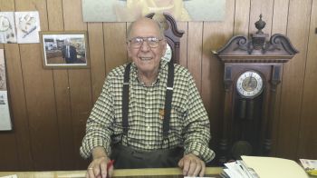 Jack Vondra of Vondra’s Jewelry was able to fill Carl and Jan in on Bridgewater history.