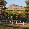 Fort Meade National Cemetery, no longer open to burials, lies near Bear Butte just east of Sturgis. Photo by John Mitchell.