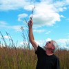 Jerry on his Clay County farm. Photo by Norma Wilson.