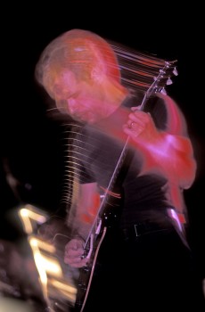 Blur isn’t always a bad thing in photographs. Here’s Chris Beyer again with his guitar strings leaving light trails.
