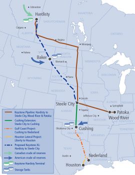 The proposed Keystone XL pipeline will enter South Dakota in northwest Harding County and run southeast through West River country, exiting southeast of Winner.