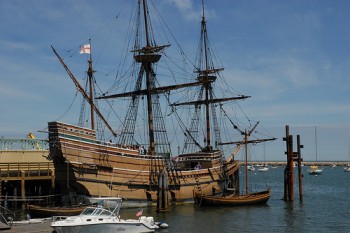 This photo of the Mayflower 2, a replica of the ship that brought the pilgrims to Plymouth, Mass., was taken by <a href='http://www.flickr.com/photos/adpowers/572756468/'>Andrew Hitchcock.</a>