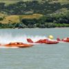 Hydroplane boats race this weekend in Chamberlain. Photo courtesy of South Dakota Tourism.