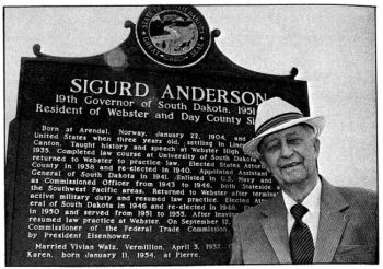 Sigurd Anderson served as state Attorney General, governor and was a member of the Federal Trade Commission.