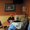 One lesson learned in the South Dakota primary — meeting voters matters. Here, Matt Varilek visits with residents of Groton. Photo from Matt Varilek for South Dakota.