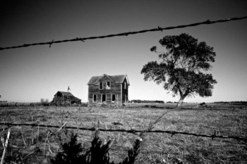 An abandoned house can conjure up stories of past joys as well as hard times.