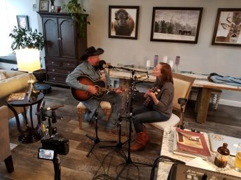 Paul Larson and Jami Lynn record the first installment of Dakota Duets.