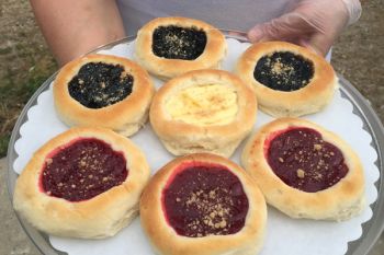 When Czech immigrants arrived in Dakota Territory in 1869, they brought a delicious dessert called the kolache, a small pastry usually filled with fruit, though today's cooks enjoy many filling variations.