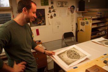 Andrew Kosten is a Tennessee native who studied printmaking at the University of South Dakota in Vermillion.