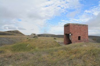 Mysterious ruins off Interstate 90 near Oacoma are the remains of a World War II-era manganese mine.