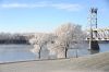 Riverside Park stretches 32 acres along the north bank of the Missouri River.