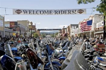 At the Sturgis Motorcycle Rally, you're guaranteed to get a taste of the wild side of life. Photo by S. D. Tourism.
