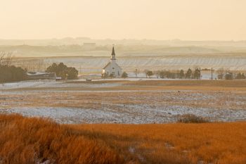 The golden hour at Joy Ranch just northwest of Watertown.